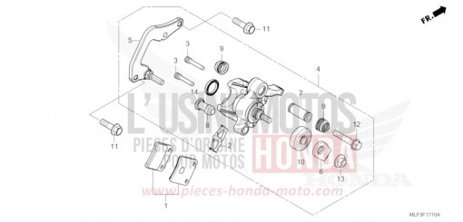 PARKING BRAKE CALIPER NT1100DR____________ de 2024